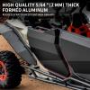 imageSAUTVS 4 Pieces Combination Hard Roof Top Sun Visor ampamp Heavy Duty Aluminum Rear Full Metal Doors Panels for CanAm Maverick X3 MAX 20172024 Accessories