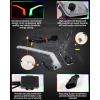 imageSAUTVS 4PCS Metals Door Handles ampamp Smart RGB LED Signature Fang Lights for CanAm Maverick X3 X DS RS Turbo R Max Models Accessories