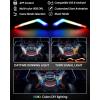 imageSAUTVS 4PCS Metals Door Handles ampamp Smart RGB LED Signature Fang Lights for CanAm Maverick X3 X DS RS Turbo R Max Models Accessories