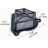 imageSAUTVS Air Intake PreFilter for CanAm Maverick X3 Black Plastic Air Intake Pre Filter Kit for Can Am Maverick X3 Max Turbo Accessories 1PC Replace 715004266