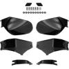 imageSAUTVS Black Handguards Protector Wind Deflector for Can Am Ryker Plastic Hand Guards Air Deflector Kit for CanAm Ryker 600 900 Sport Rally Edition All Models Accessories 2PCS Replace 219400894