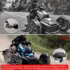 imageSAUTVS Black Handguards Protector Wind Deflector for Can Am Ryker Plastic Hand Guards Air Deflector Kit for CanAm Ryker 600 900 Sport Rally Edition All Models Accessories 2PCS Replace 219400894