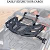 imageSAUTVS Black Pivoting Rack Kit for Can Am Maverick X3 Rear Latched Rack Luggage Support for Can Am Maverick X3 MAX 20172025 Accessories Replace 715002881