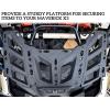 imageSAUTVS Black Pivoting Rack Kit for Can Am Maverick X3 Rear Latched Rack Luggage Support for Can Am Maverick X3 MAX 20172025 Accessories Replace 715002881
