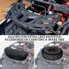imageSAUTVS Black Pivoting Rack Kit for Can Am Maverick X3 Rear Latched Rack Luggage Support for Can Am Maverick X3 MAX 20172025 Accessories Replace 715002881