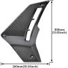 imageSAUTVS Carbon Fiber Pattern Lower Fairing Panels for Can Am Ryker Carbon Fiber Pattern Lower Panels Fairing Pads Protector Trim Cover for Can Am Ryker 600 900 Sport Rally Models Accessories 2PCS