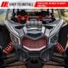 imageSAUTVS Carbon Fiber Pattern Turbo Hood for Can Am X3 Front Carbon Fiber Pattern Turbo Hood Scoop for CanAm Maverick X3 XDS XRS MAX Turbo R 20172025 Accessories Replace 705014313