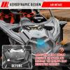 imageSAUTVS Carbon Fiber Pattern Turbo Hood for Can Am X3 Front Carbon Fiber Pattern Turbo Hood Scoop for CanAm Maverick X3 XDS XRS MAX Turbo R 20172025 Accessories Replace 705014313