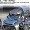 imageSAUTVS Epic Hood Panel for CanAm Ryker Carbon Fiber Color Style Epic Turbo Hood Scoop for CanAm Ryker 600 900 ampamp Ryker Rally Edition 20192025 Accessories 1PC Replace 219400877