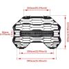 imageSAUTVS Front Mesh Grill with LED Light Bar for CanAm Commander 2021 Black Mesh Grille with LED Light Bar for Can Am Commander ampamp MAX 20212025 Accessories 1PC
