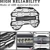 imageSAUTVS Front Mesh Grill with LED Light Bar for CanAm Commander 2021 Black Mesh Grille with LED Light Bar for Can Am Commander ampamp MAX 20212025 Accessories 1PC