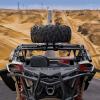 imageSAUTVS Spare Tire Carrier Holder for Maverick X3 20172025 Rear Spare Tire Mount Rack Holds Up to a 32quot Tire for Can Am Maverick X3 X3 Max Turbo RR 20172025 Accessories