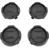 imageSAUTVS Tire Wheel Hub Caps for CanAm X3 Turbo RR New Black Wheel Caps Rim Cap Center Cap Covers for Can Am Maverick X3 MAX Turbo RR 20202021 Accessories 4PCS Replace 705402528