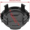 imageSAUTVS Tire Wheel Hub Caps for CanAm X3 Turbo RR New Black Wheel Caps Rim Cap Center Cap Covers for Can Am Maverick X3 MAX Turbo RR 20202021 Accessories 4PCS Replace 705402528