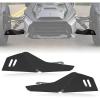 imageSAUTVS Aluminum Front Splash Guard Protectors for CanAm Ryker Black AArm Protectors for CanAm Ryker 600 900 Sport ampamp Rally Edition All Models Accessories 2PCS Replace 219400863