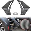 imageSAUTVS Carbon Fiber Pattern Lower Fairing Panels for Can Am Ryker Carbon Fiber Pattern Lower Panels Fairing Pads Protector Trim Cover for Can Am Ryker 600 900 Sport Rally Models Accessories 2PCS