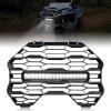 imageSAUTVS Front Mesh Grill with LED Light Bar for CanAm Commander 2021 Black Mesh Grille with LED Light Bar for Can Am Commander ampamp MAX 20212025 Accessories 1PC