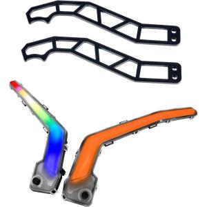 imageSAUTVS 2PCS Custom Metals Door Handles ampamp Smart RGB LED Signature Fang Lights for CanAm Maverick X3 X DS RS Turbo R Max Models Accessories