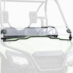 imageSAUTVS Front Half Windshield for Honda Pioneer 520 500 20152025 Clear Durable Front Half Windscreen for Honda Pioneer 520 20212023 2025 Pioneer 500 20152023 Accessories