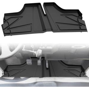 imageSAUTVS TPE Front Row Floor Mats Floor Liners for Polaris Ranger 400 570 800 MidSize 20152020 Accessories All Weather Protection Slush Mats