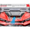 imageSAUTVS Sport Hood Scoop with Mesh for Honda Pioneer 1000 3P 5P 6P 20162025 Carbon Fiber Pattern Hood Scoop with Grille Kit Front Hood Cover for Honda Pioneer 1000 10005 10006 20162025 Accessories