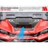 imageSAUTVS Sport Hood Scoop with Mesh for Honda Pioneer 10003 10005 10006 20162025 Front Hood Cover with Grill Vents Kit for Honda Pioneer 1000 20162025 Accessories Easy Installation