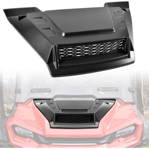 imageSAUTVS Sport Hood Scoop with Mesh for Honda Pioneer 10003 10005 10006 20162025 Front Hood Cover with Grill Vents Kit for Honda Pioneer 1000 20162025 Accessories Easy Installation