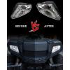 imageSAUTVS Headlight Housing ampamp Front Bumper Guard Brushguard Protector for Polaris Sportsman 500
