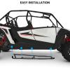 imageSAUTVS Nerf Bars Rock Sliders for RZR XP4 1000 2024 2025 Combined Side Bumper Protector Guard Side Steps Low Profile Rock Sliders Tree Kickers for Polaris RZR XP 4 1000 2024 2025Accessories4 Seat