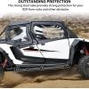 imageSAUTVS Nerf Bars Rock Sliders for RZR XP4 1000 2024 2025 Combined Side Bumper Protector Guard Side Steps Low Profile Rock Sliders Tree Kickers for Polaris RZR XP 4 1000 2024 2025Accessories4 Seat