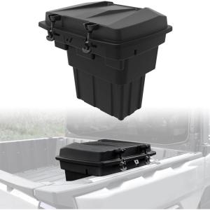imageSAUTVS Rear Cargo Box for Polaris Ranger XD 1500 Removable Rear Bed Storage Box for Polaris Ranger 1500 XD PremiumNorthstar 2024 2025 Accessories