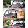 imageSAUTVS Flip Up Windshield for Polaris General 1000General XP 10004 20162025 Accessories Clear 15quot Hard Coated Scratch Resistant Poly Front Flip Windscreen Window Can be ClosedVented or Open