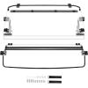 imageSAUTVS Flip Up Windshield for Polaris Ranger Midsize 570 500 SP 570 Accessories Clear 15quot Hard Coated Polycarbonate Front Flip Windscreen Window Can be ClosedVented or Fully OpenNot Fit FullSize