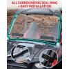 imageSAUTVS Vented Full Windshield for Polaris RZR 570 20122019RZR 800 20082014XP 900 20112014Trail 570 20202022 Accessories Clear Scratch Resistant Hard Coating Front Windshield Windscreen Window