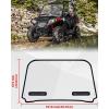 imageSAUTVS Vented Full Windshield for Polaris RZR 570 20122019RZR 800 20082014XP 900 20112014Trail 570 20202022 Accessories Clear Scratch Resistant Hard Coating Front Windshield Windscreen Window
