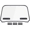 imageSAUTVS Vented Full Windshield for Polaris RZR 570 20122019RZR 800 20082014XP 900 20112014Trail 570 20202022 Accessories Clear Scratch Resistant Hard Coating Front Windshield Windscreen Window