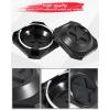 imageSAUTVS Black Wheel Hub Caps for Polaris RZR XP 1000XP 4 1000 2024 Durable PP Material Wheel Rim Cover Center Tire Caps Accessories4PCS