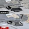 imageSAUTVS Carbon Fiber Pattern Turbo Hood Scoop for Polaris RZR PRO XPPRO RRZR Turbo R 20222024 Accessories