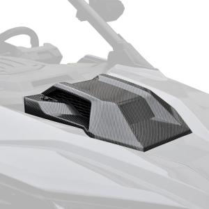imageSAUTVS Carbon Fiber Pattern Turbo Hood Scoop for Polaris RZR PRO XPPRO RRZR Turbo R 20222024 Accessories