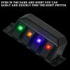 imageCenter Dash Storage Box ampamp Under Dash Switch Case Kit for Polaris RZR XP 1000 20142018