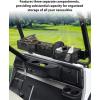 imageSAUTVS Inner Front Storage Basket Compatible with Club Car DS 2001 Accessories Combined Front Inner Dash Tray Storage Organizer Compatible with Club Car DS 2001 No Drilling Larger Compartment