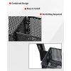 imageSAUTVS Inner Front Storage Basket Compatible with Club Car DS 2001 Accessories Combined Front Inner Dash Tray Storage Organizer Compatible with Club Car DS 2001 No Drilling Larger Compartment