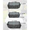 imageSAUTVS Inner Front Storage Basket Compatible with EZGO RXV 2008 Accessories Combined Front Inner Dash Tray Storage Organizer Compatible with EZGO RXV 2008 No Drilling Larger Compartment