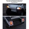 imageSAUTVS LED Headlight and Taillights Kit for Club Car DS 1993 Golf Cart Accessories 12V Front Head Light Tail Light Compatible with Club Car DS 1993 Golf Cart Standard Factory Body
