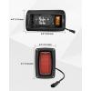 imageSAUTVS LED Headlight and Taillights Kit for Club Car DS 1993 Golf Cart Accessories 12V Front Head Light Tail Light Compatible with Club Car DS 1993 Golf Cart Standard Factory Body