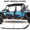 imageSAUTVS Nerf Bars Rock Sliders for Polaris RZR XP 4 10004 900XP4 Turbo 20142023 Accessories Combined Side Bumper Protection Frame Side Steps Nerf Bars 4 Doors
