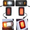 imageSAUTVS LED Headlight and Taillights Kit for Club Car DS 1993 Golf Cart Accessories 12V Front Head Light Tail Light Compatible with Club Car DS 1993 Golf Cart Standard Factory Body