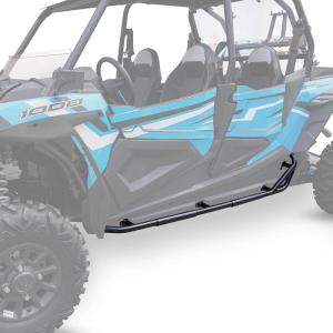 imageSAUTVS Nerf Bars Rock Sliders for Polaris RZR XP 4 10004 900XP4 Turbo 20142023 Accessories Combined Side Bumper Protection Frame Side Steps Nerf Bars 4 Doors