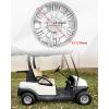 imageSAUTVS 8quot Wheel Hub Caps for EZGOClub CarYamaha Golf Cart Accessories 8 inch Center Tire Hub Cap Covers Wheel Rim Cover for Most Golf Carts 4pcs Silver