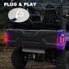 imageSAUTVS LED Taillights for Yamaha Wolverine X4 Smoked Black Tail Brake Light Taillight for Yamaha Wolverine X4 850 20202024 Accessories 2PCS